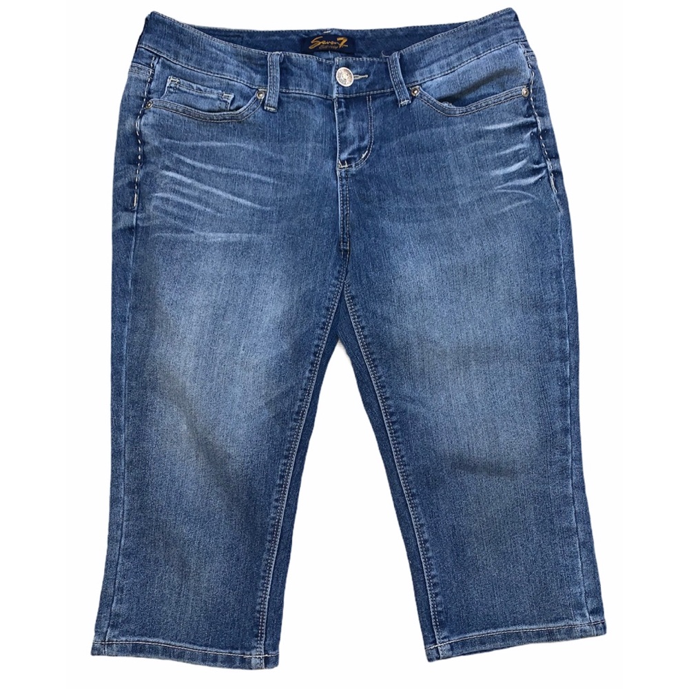 Seven7 Capri Jeans Women’s Size 6 Blue 31x17